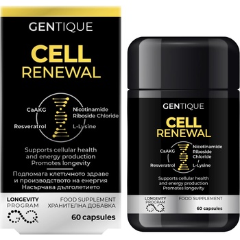 Gentique Longevity Cell Renewal, 60 капсули, Gentique Longevity (190001)