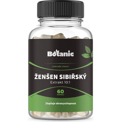 Botanic Ženšen sibiřský Extrakt 10:1 60 kapslí