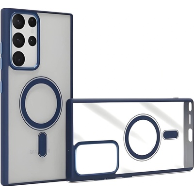 Samsung Izmael Magsafe калъф за Samsung Galaxy S22 Ultra - Син KP23982
