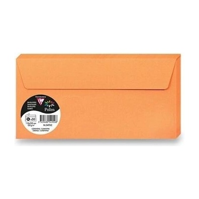 Obálka CF-DL oranžová samolep.120g (20ks)