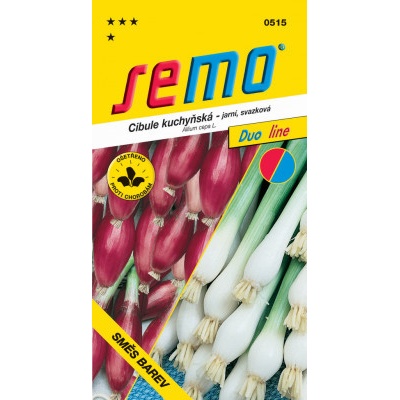 Semo Cibule jarní - směs svazková (žlutá, červená) 2g - série Duo