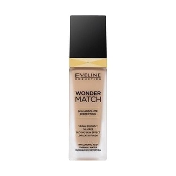 Eveline Wonder Match Skin Absolute Perfection 15 Natural dlhotrvajúci make-up pre zjednotenú a rozjasnenú pleť 30 ml
