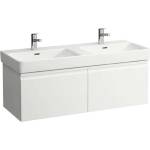Laufen Pro S - Шкаф за мивка, 126x45x39 см, 2 чекмеджета, бял гланц H4835710964751 (H4835710964751)