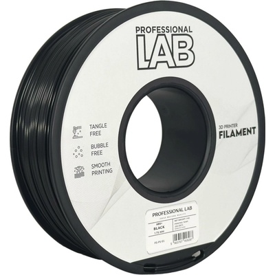 Professional Lab ABS+ 1,75 mm 1 kg Černá – Hledejceny.cz