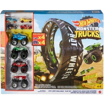 Hot Wheels Monster Trucks dráha se smyčkou GKY00