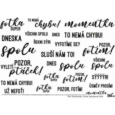 HuráPapír Samolepky průhledné A5 - Momentka