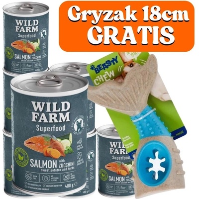Wild Farm Superfood Salmon 6 x 400 g