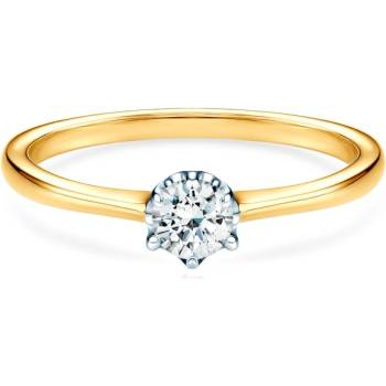 SAVICKI Годежен пръстен Triumph of Love: двуцветно злато, диамант