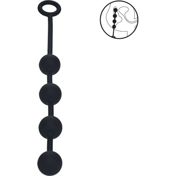 Levelz Round Silicone Anal Balls M 30mm Black