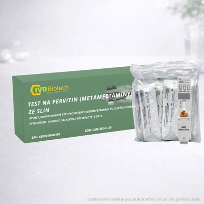 1stepbiotest Test na pervitin metamfetaminy ze slin 1 ks
