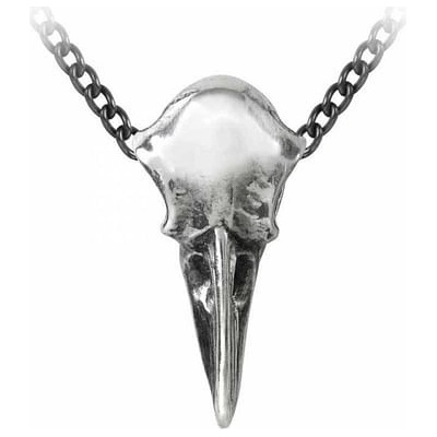Alchemy Gothic Přívěsek Malá havraní lebka P752