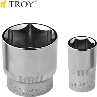 TROY 1/2 Вложка за тресчотка (15mm-Ф21, 8mm-L38mm) (T 26187)