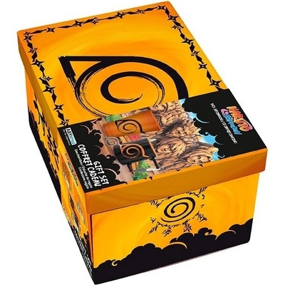 Naruto set Sklenice + 3D Klíčenka + 3D hrnek