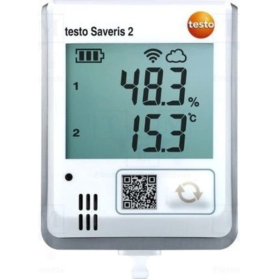 TESTO SAVERIS 2-H1 WIFI 0572 2004 Záznamník: teploty a vlhkosti; -30÷50°C; 0÷100%RH; IP30