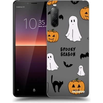 Picasee silikonový černý obal pro Sony Xperia 10 II - Spooky season 2 – Zboží Živě