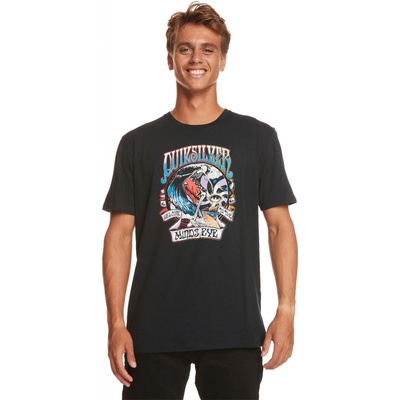 Quiksilver THE LAND DOWN UNDER TEE anthracite KVJ0
