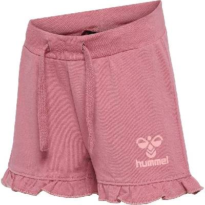 Къси панталони Hummel Talya Ruffle shorts - Pink (Mesa Rose)