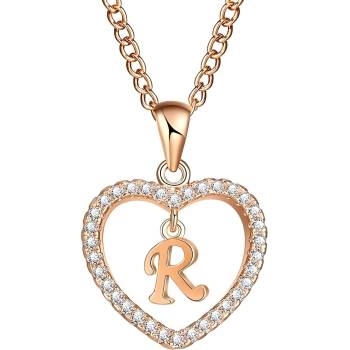 HARAHU Колие Писмо - r / Златна kp5201 (5201)