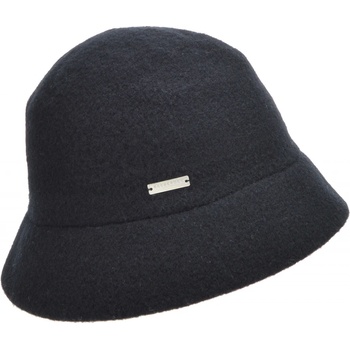 Seeberger Bucket hat zimní vlněný klobouček černý