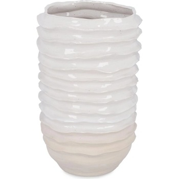 Bizzotto Yori БЯЛА КРЪГЛА ВАЗА h56, 5 (0501685)