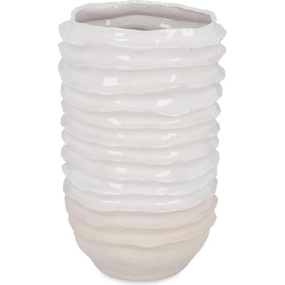 Bizzotto Yori БЯЛА КРЪГЛА ВАЗА h56, 5 (0501685)