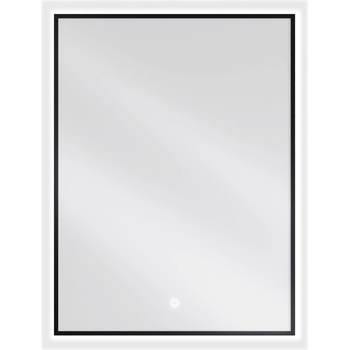 Mexen Erma огледало за баня с подсветка 60 x 80 см, LED 6000K, против пара, черна рамка - 9814-060-080-611-70 (9814-060-080-611-70)