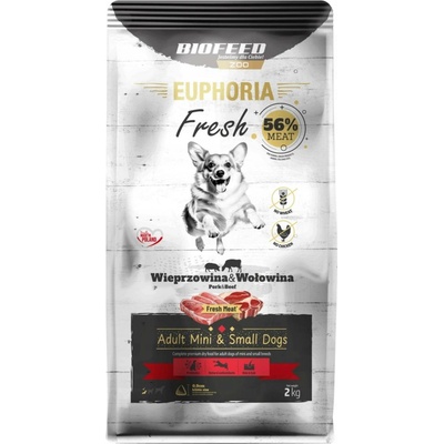 Biofeed Euphoria Fresh vepřové hovězí XS/S 2 kg