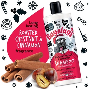 Bugalugs Christmas Edition Roasted Chestnut & Cinnamon Dog Shampoo шампоан за кучета 500ml