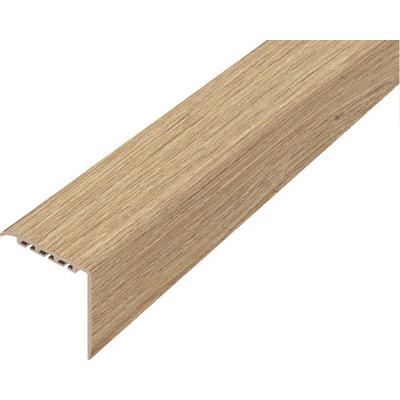 Acara schodová lišta Ap20 PVC dub natural 30x30 mm 1,8 m – Zboží Mobilmania