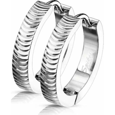 Glory dámske náušnice z chirurgickej ocele Nina strieborné SE3528-15-ST