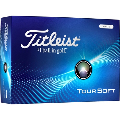 Titleist Tour Soft bílé 12 ks