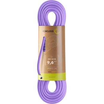 Edelrid Единично въже Edelrid Neo 100 3R 9, 6 Single rope - Lavender - размер 80 m (308-0401-0114)