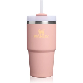 STANLEY Quencher H2. O FlowState Tumbler неръждаема термочаша със сламка малък Peach Rose 590ml