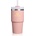 STANLEY Quencher H2. O FlowState Tumbler неръждаема термочаша със сламка малък Peach Rose
