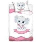 Sonne Бебешки спален комплект Little Elephant Pink - 2 части (PAT3332)