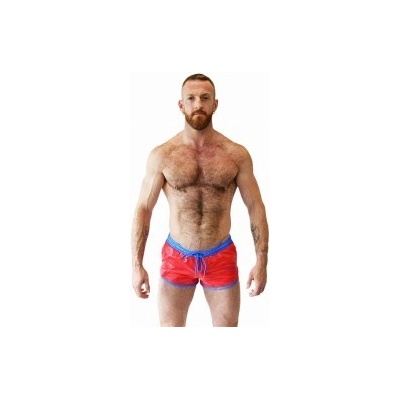 Mister B URBAN Benidorm Shorts Red Blue univerzální šortky