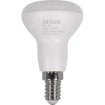 Retlux žárovka LED E14 6W R50 bílá teplá REL 29 4ks