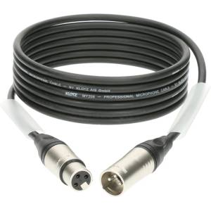 KLOTZ Кабел Klotz м. канон - ж. канон (XLR-XLR) M1 PM1NB-0300 3 метра