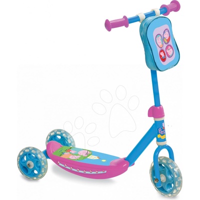 Mondo trojkolesová Peppa Pig s taškou 28181 ružovo-modrá