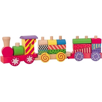 Woodyland Woody - Цветно дидактическо влакче - малко