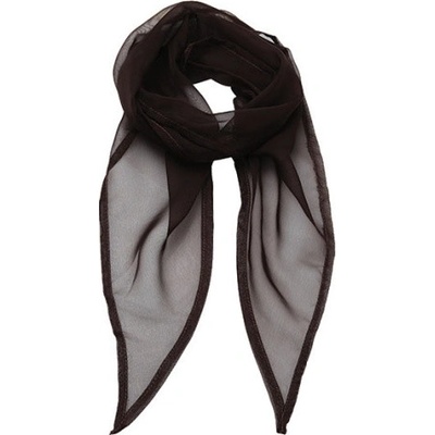 Premier Workwear dámský šifonový šátek PR740 Brown -ca. Pantone 476