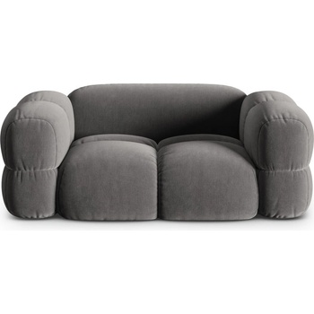 Cosmopolitan Design Сив кадифен диван 180 cm Loretto - Cosmopolitan Design (COS_2S_120_F1_LORETTO6)