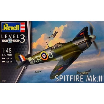 Revell Model Kit Plastic plane 03959 Supermarine Spitfire Mk. II 1:48