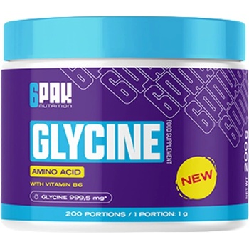 6PAK Nutrition Glycine Powder [200 грама] Неовкусен
