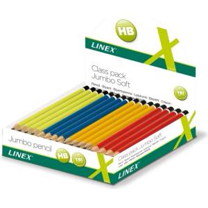 Linex Jumbo Училищен молив Дисплей 80 бр. асорти (400037821)