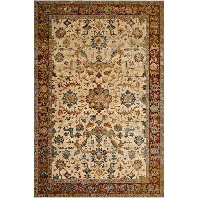 Nej-koberce Polonia Verano Ornament / rám světlý rubín