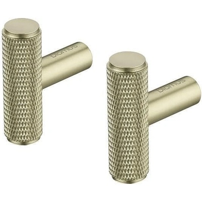 Blomus (Германия) Комплект от 2 бр. продълговати закачалки blomus rof - цвят месинг (blomus 66888)