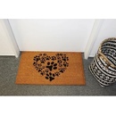 Home Elements Srdce z Tlapek kokosová běžová 43 x 73 cm