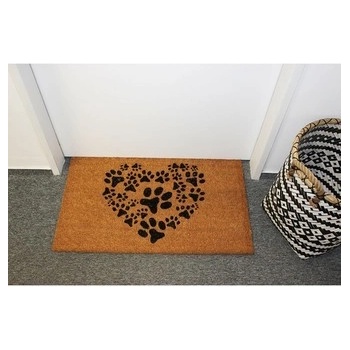 Home Elements Srdce z Tlapek kokosová běžová 43 x 73 cm