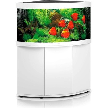 Juwel Trigon LED 350 akvarijný set rohový biely 123 x 87 x 65 cm, 350 l